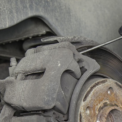 brake service closeup